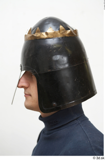 Medieval helmet with a crown 1 army crown head helmet…